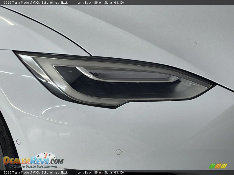 2016 Tesla Model S 60D Solid White / Black Photo #6