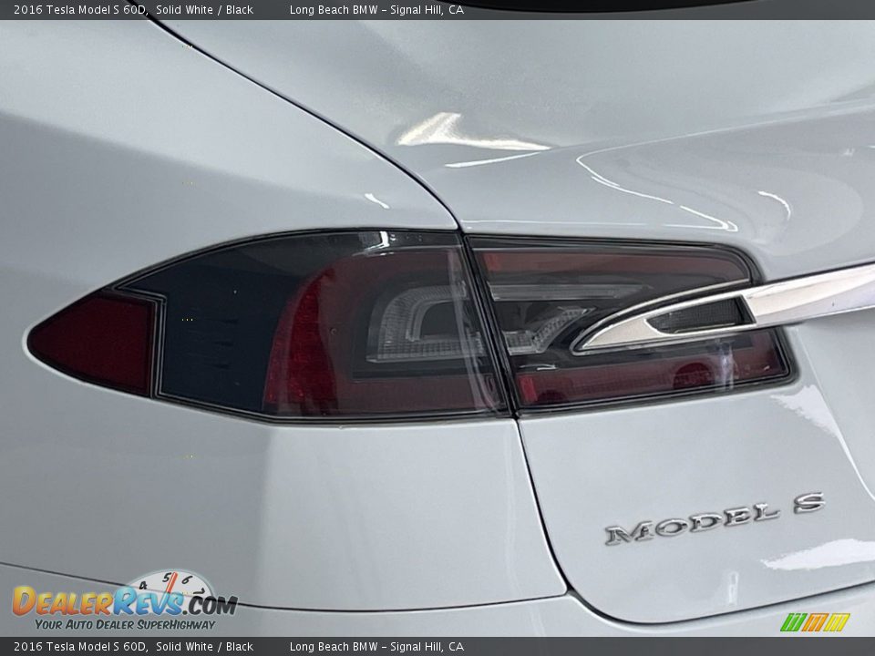 2016 Tesla Model S 60D Solid White / Black Photo #8