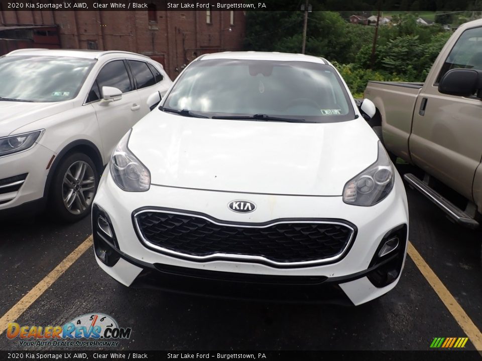 2020 Kia Sportage LX AWD Clear White / Black Photo #2