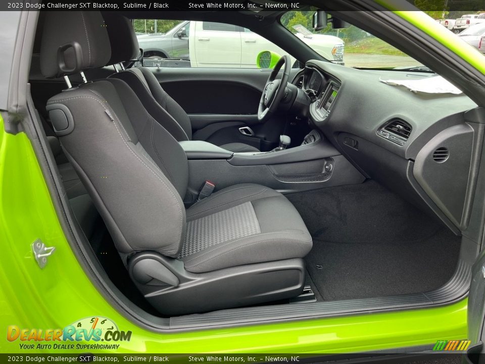 Front Seat of 2023 Dodge Challenger SXT Blacktop Photo #16
