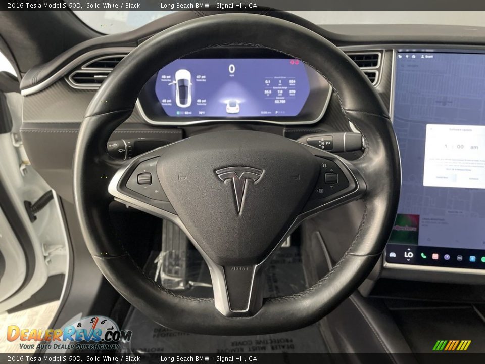 2016 Tesla Model S 60D Steering Wheel Photo #16