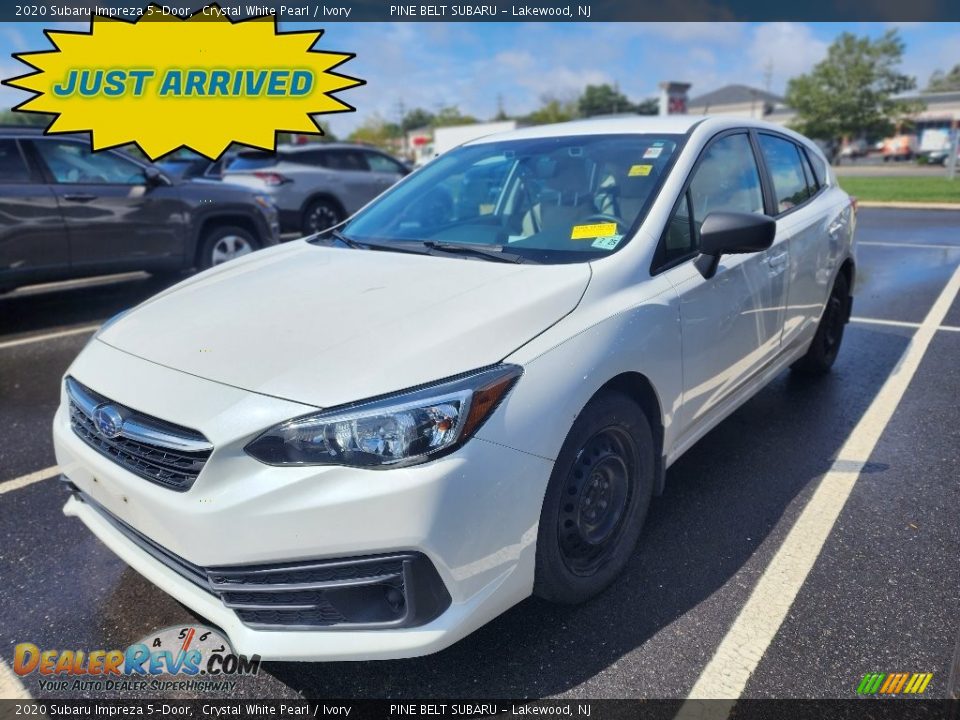 2020 Subaru Impreza 5-Door Crystal White Pearl / Ivory Photo #1