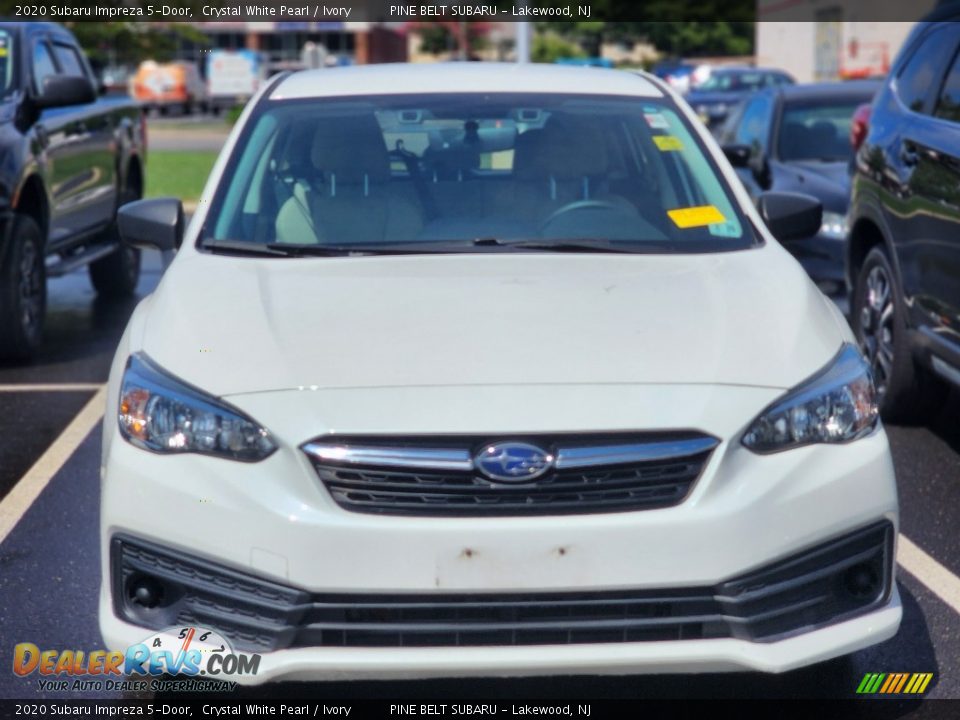 2020 Subaru Impreza 5-Door Crystal White Pearl / Ivory Photo #2