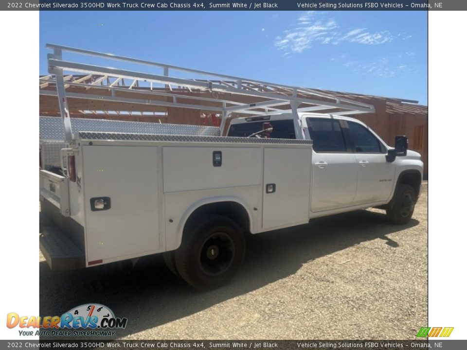2022 Chevrolet Silverado 3500HD Work Truck Crew Cab Chassis 4x4 Summit White / Jet Black Photo #1