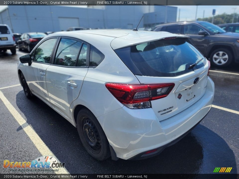 2020 Subaru Impreza 5-Door Crystal White Pearl / Ivory Photo #4