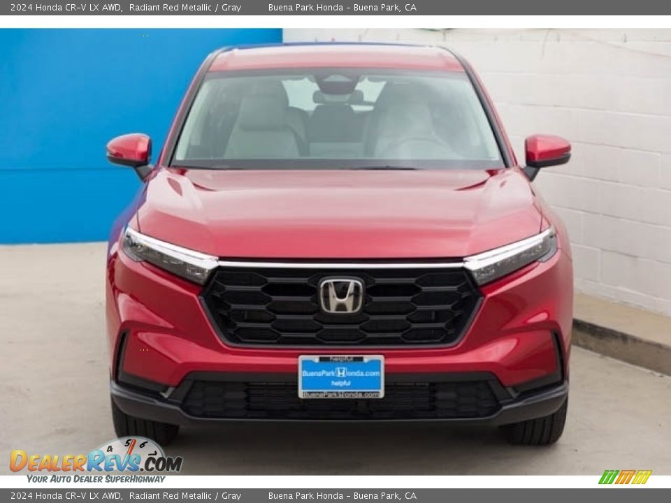 2024 Honda CR-V LX AWD Radiant Red Metallic / Gray Photo #3