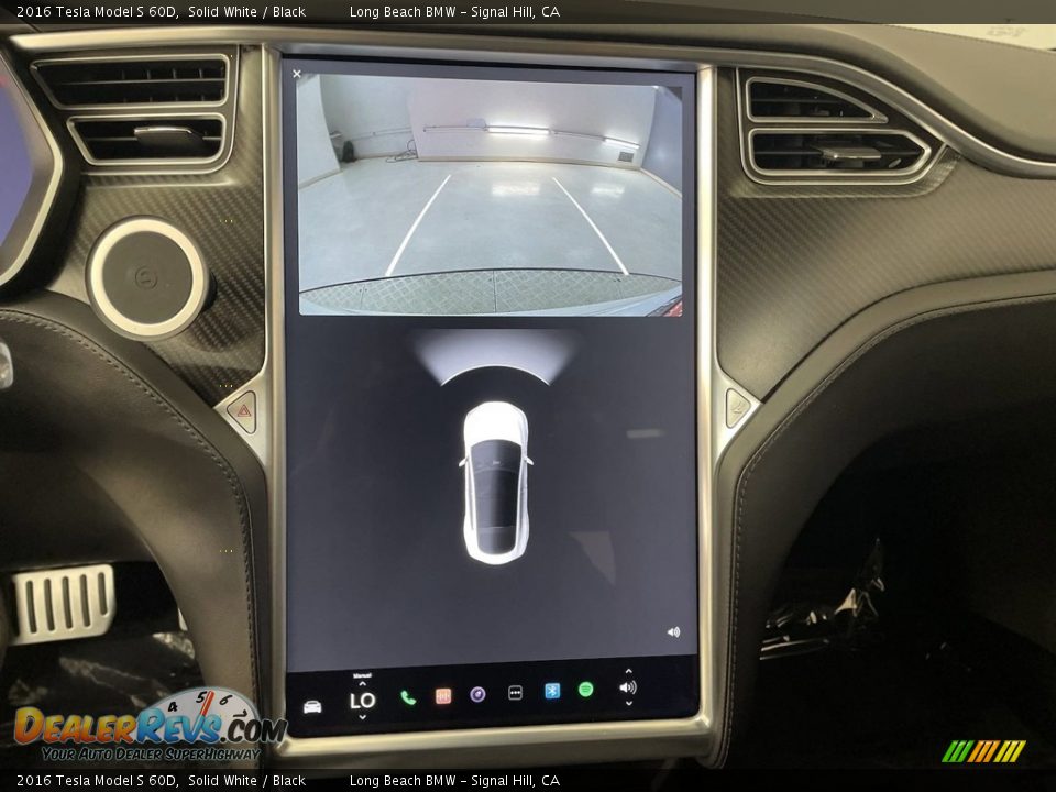 2016 Tesla Model S 60D Solid White / Black Photo #23