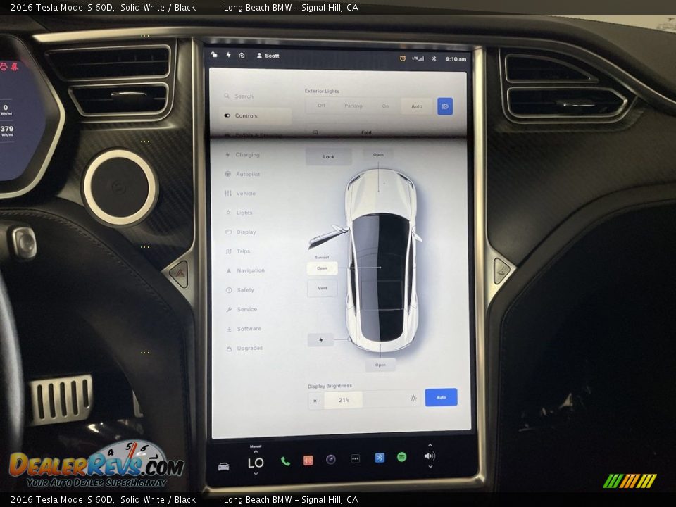 2016 Tesla Model S 60D Solid White / Black Photo #24