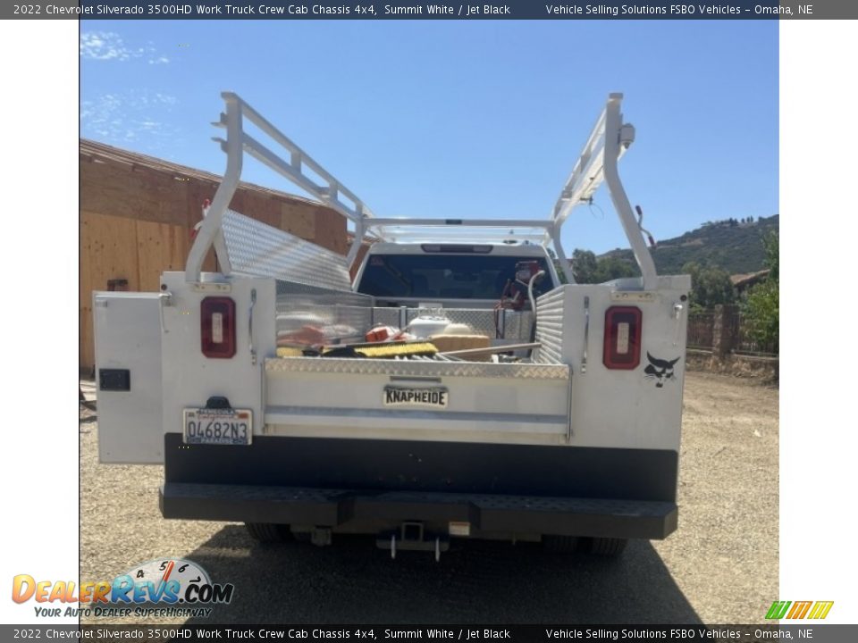 2022 Chevrolet Silverado 3500HD Work Truck Crew Cab Chassis 4x4 Summit White / Jet Black Photo #4