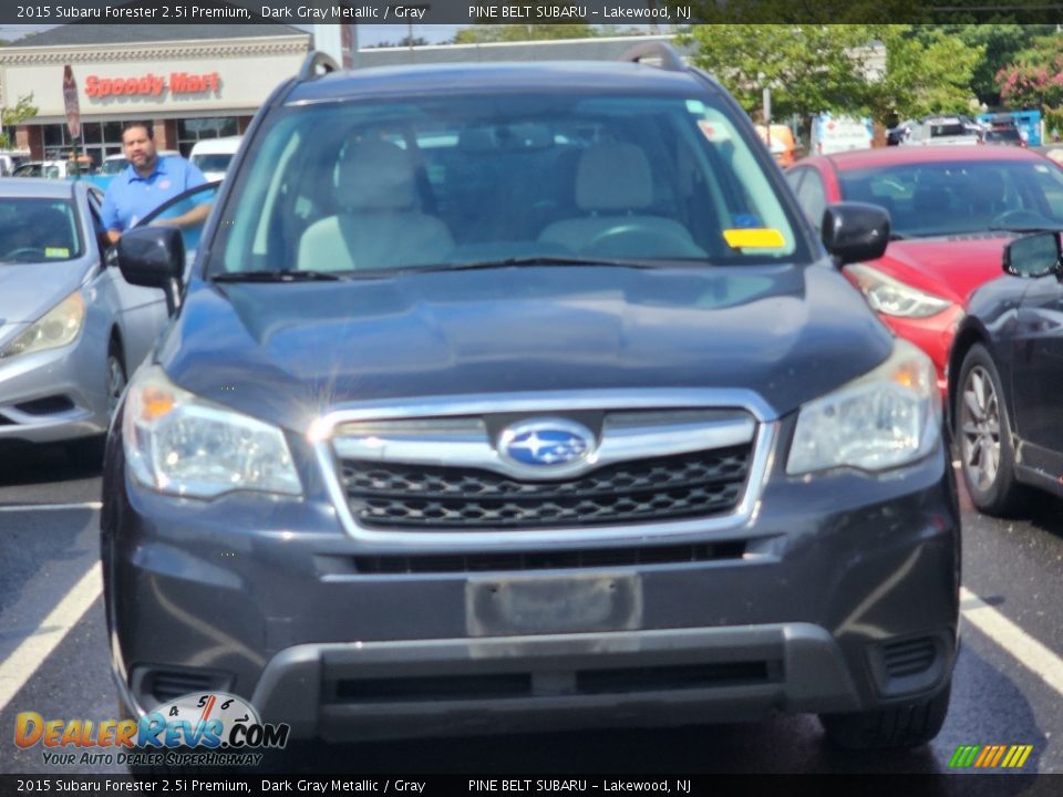 2015 Subaru Forester 2.5i Premium Dark Gray Metallic / Gray Photo #2