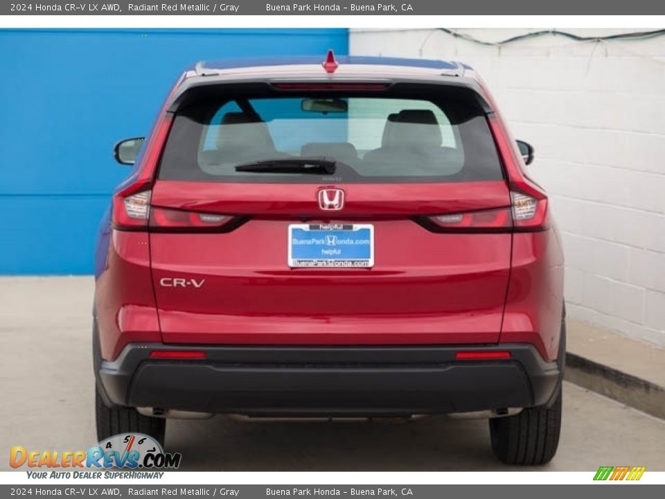 2024 Honda CR-V LX AWD Radiant Red Metallic / Gray Photo #7