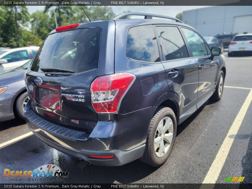 2015 Subaru Forester 2.5i Premium Dark Gray Metallic / Gray Photo #3
