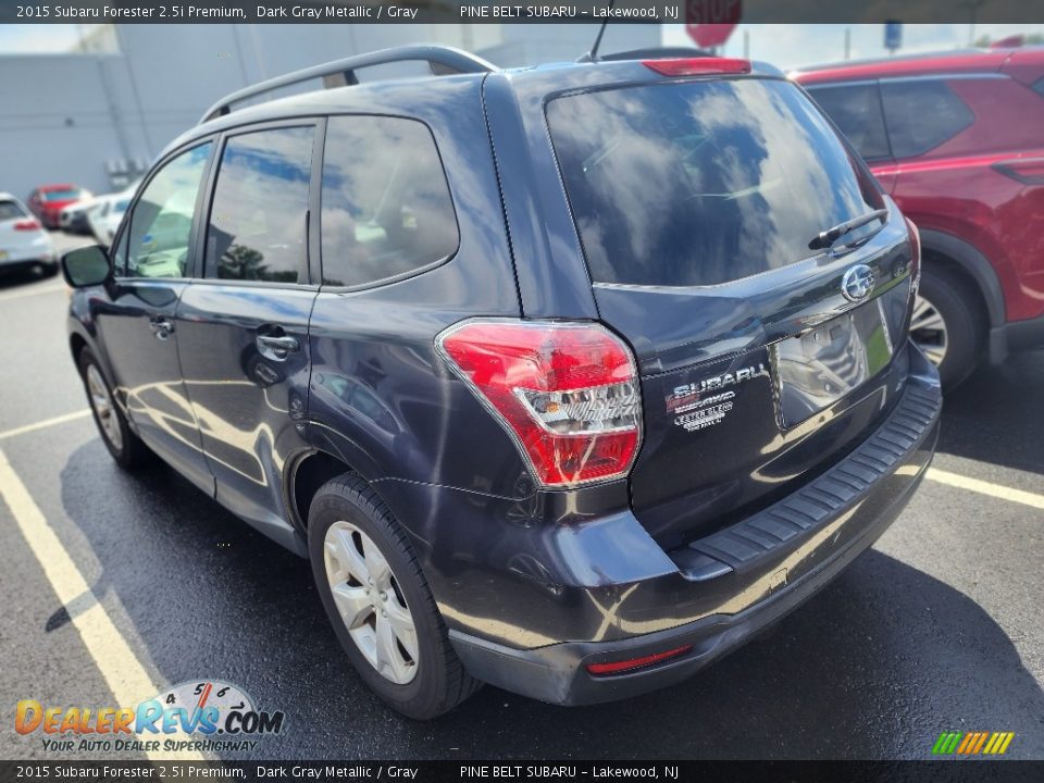 2015 Subaru Forester 2.5i Premium Dark Gray Metallic / Gray Photo #4