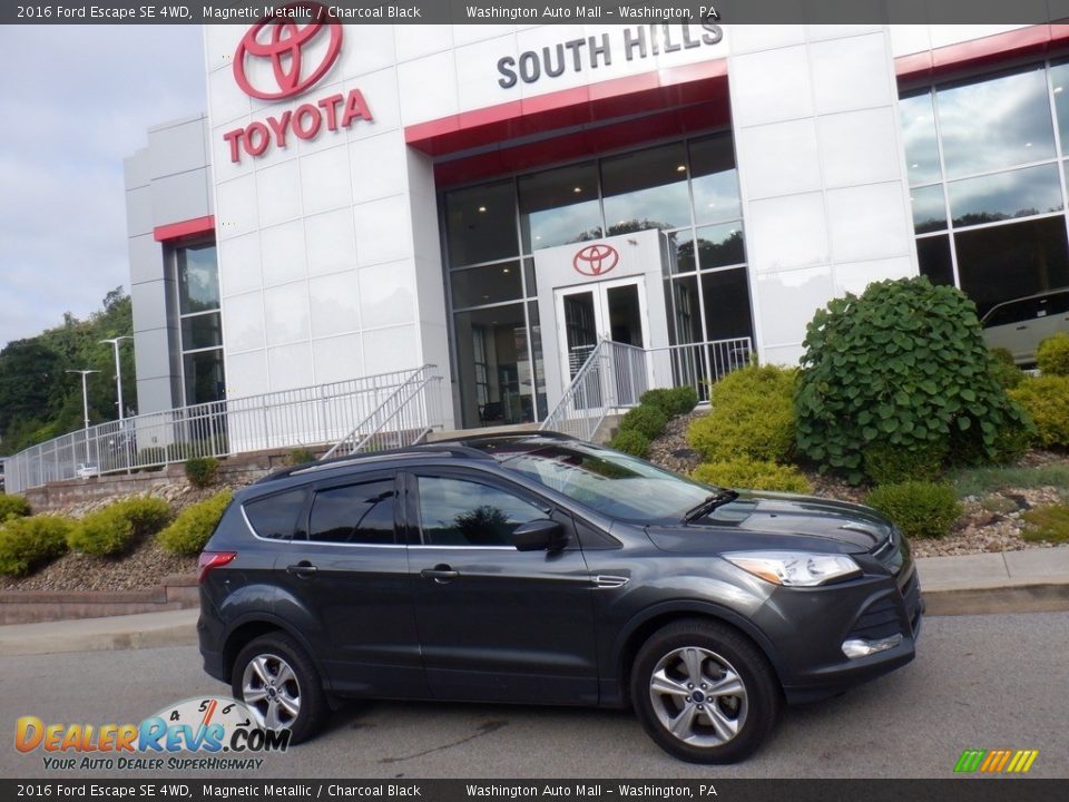 2016 Ford Escape SE 4WD Magnetic Metallic / Charcoal Black Photo #2