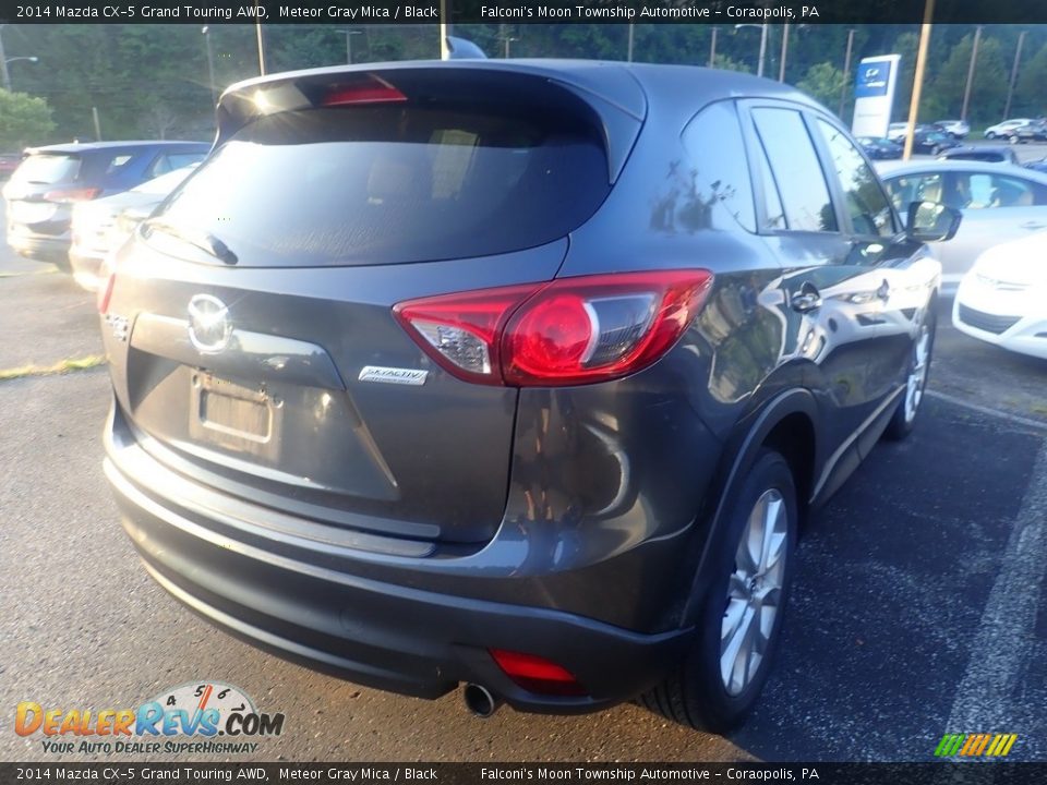 2014 Mazda CX-5 Grand Touring AWD Meteor Gray Mica / Black Photo #4