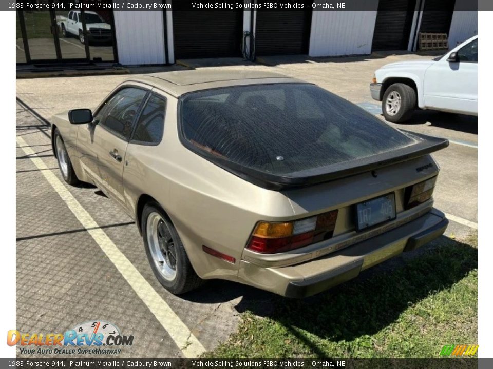 1983 Porsche 944 Platinum Metallic / Cadbury Brown Photo #4