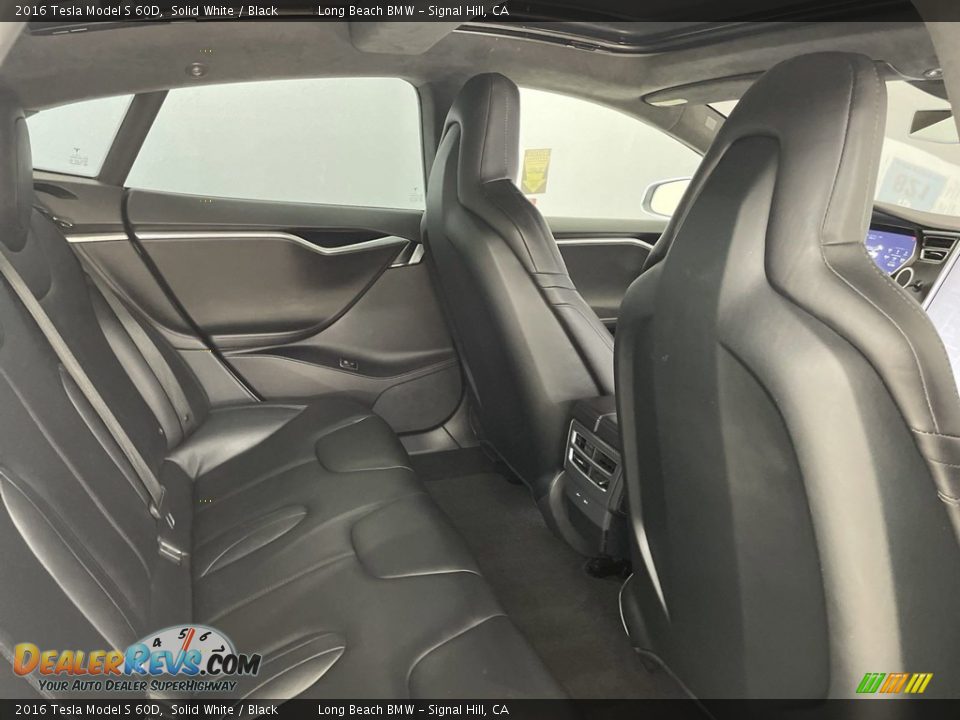 Rear Seat of 2016 Tesla Model S 60D Photo #32