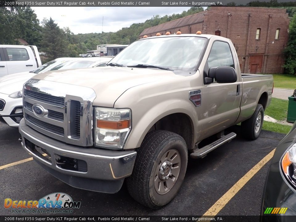 Pueblo Gold Metallic 2008 Ford F350 Super Duty XLT Regular Cab 4x4 Photo #1