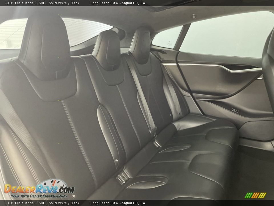 Rear Seat of 2016 Tesla Model S 60D Photo #33