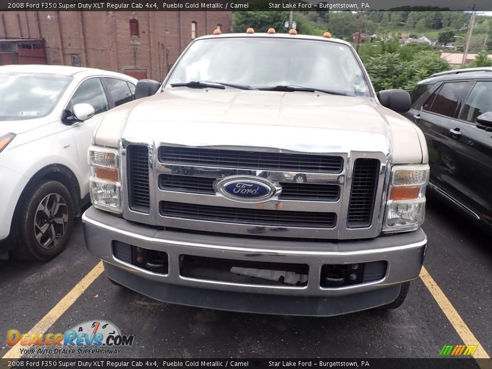 2008 Ford F350 Super Duty XLT Regular Cab 4x4 Pueblo Gold Metallic / Camel Photo #2