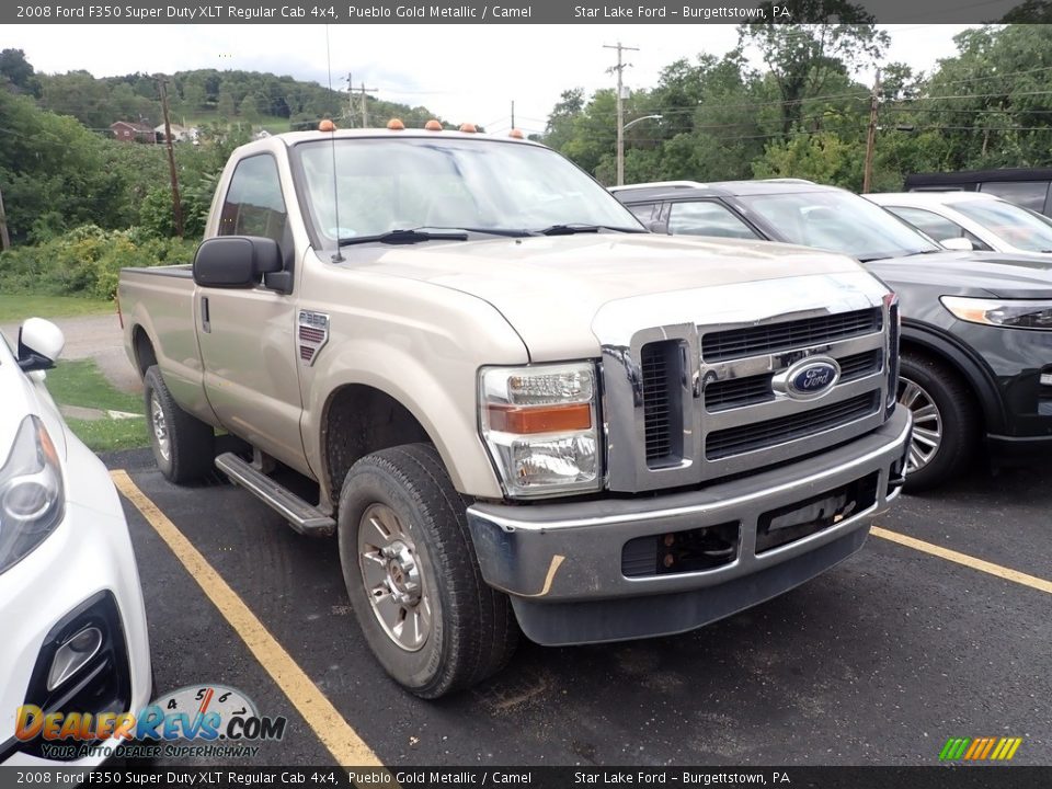 Front 3/4 View of 2008 Ford F350 Super Duty XLT Regular Cab 4x4 Photo #3