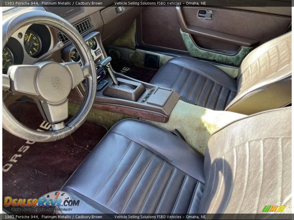 Cadbury Brown Interior - 1983 Porsche 944  Photo #9