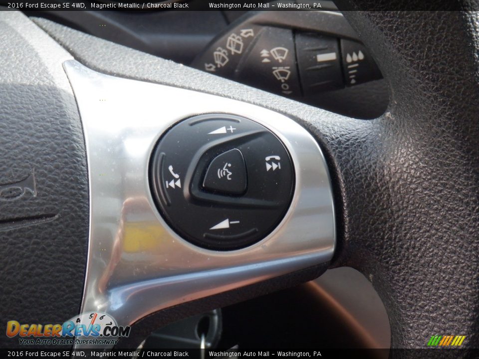 2016 Ford Escape SE 4WD Magnetic Metallic / Charcoal Black Photo #11