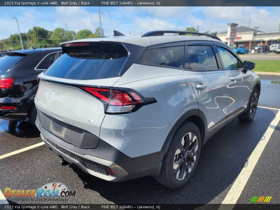 2023 Kia Sportage X-Line AWD Wolf Gray / Black Photo #3