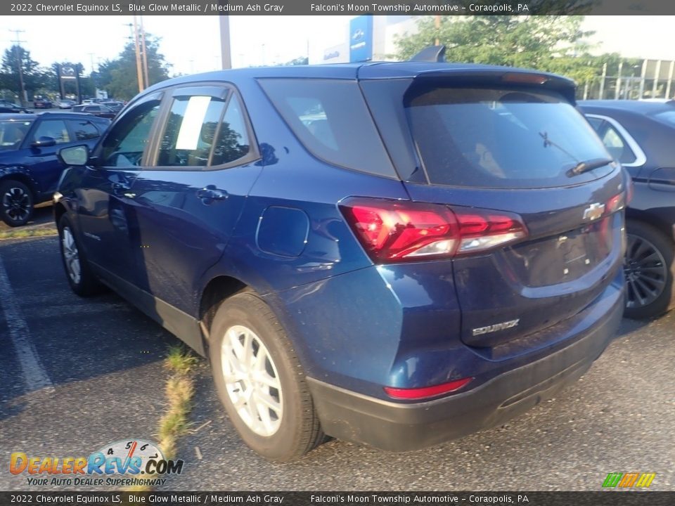 2022 Chevrolet Equinox LS Blue Glow Metallic / Medium Ash Gray Photo #2