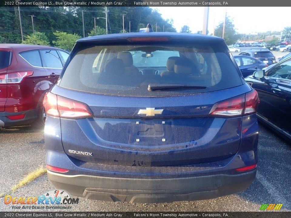 2022 Chevrolet Equinox LS Blue Glow Metallic / Medium Ash Gray Photo #3