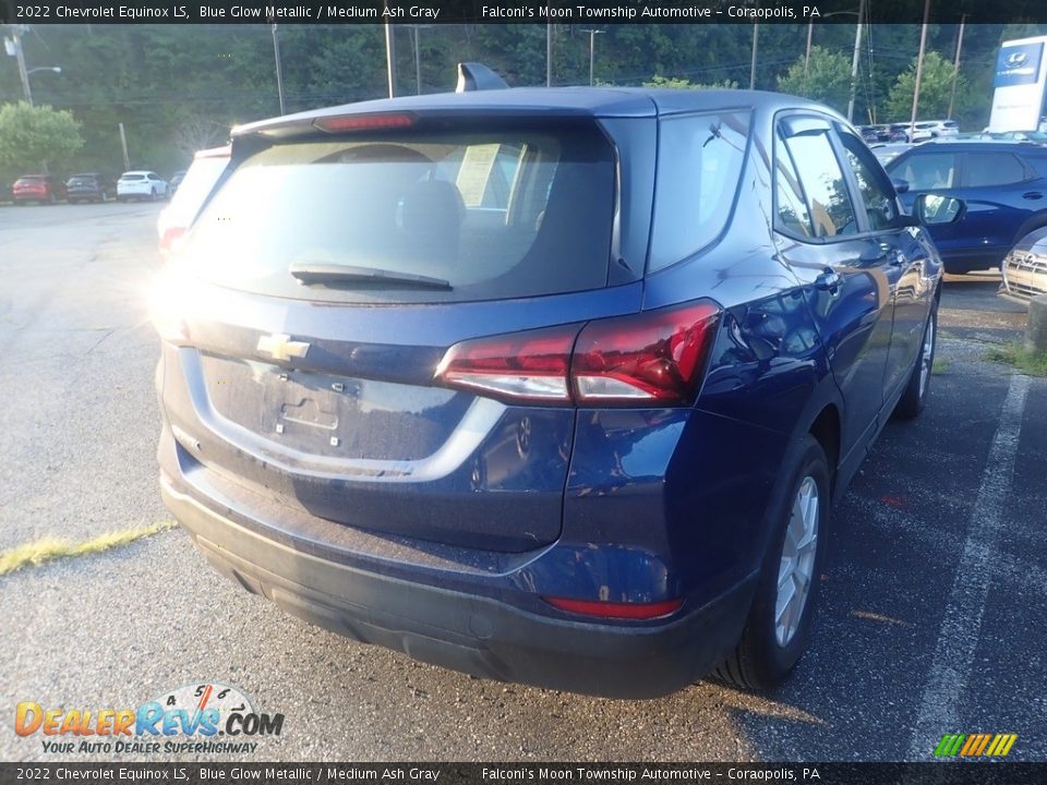 2022 Chevrolet Equinox LS Blue Glow Metallic / Medium Ash Gray Photo #4