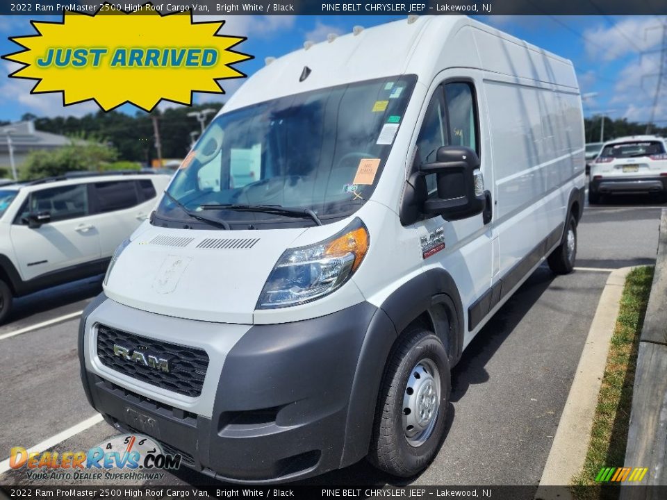 2022 Ram ProMaster 2500 High Roof Cargo Van Bright White / Black Photo #1