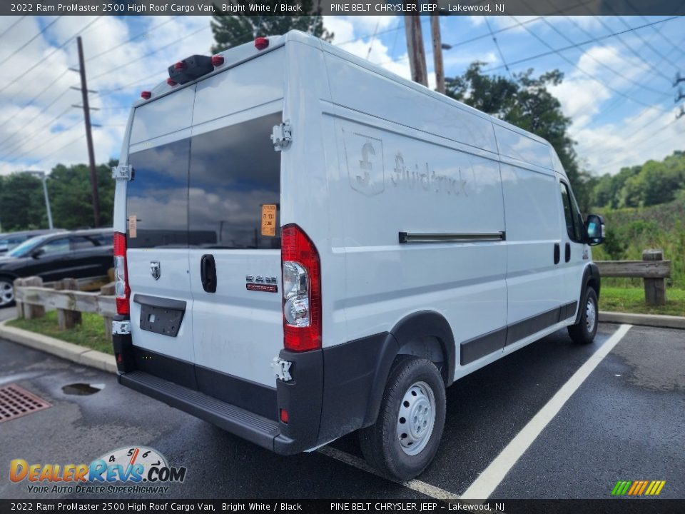 2022 Ram ProMaster 2500 High Roof Cargo Van Bright White / Black Photo #3