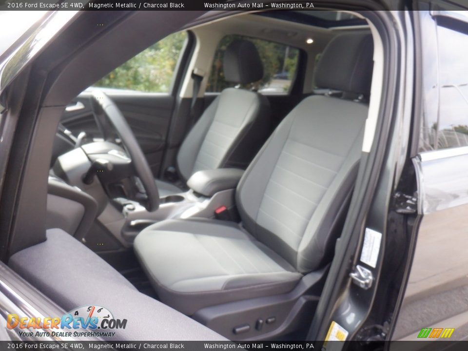 2016 Ford Escape SE 4WD Magnetic Metallic / Charcoal Black Photo #21