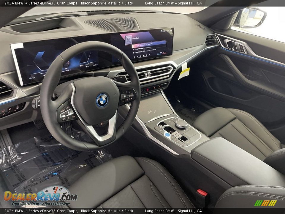 Black Interior - 2024 BMW i4 Series eDrive35 Gran Coupe Photo #12