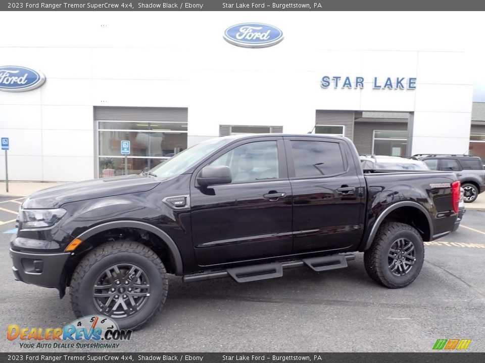 2023 Ford Ranger Tremor SuperCrew 4x4 Shadow Black / Ebony Photo #1