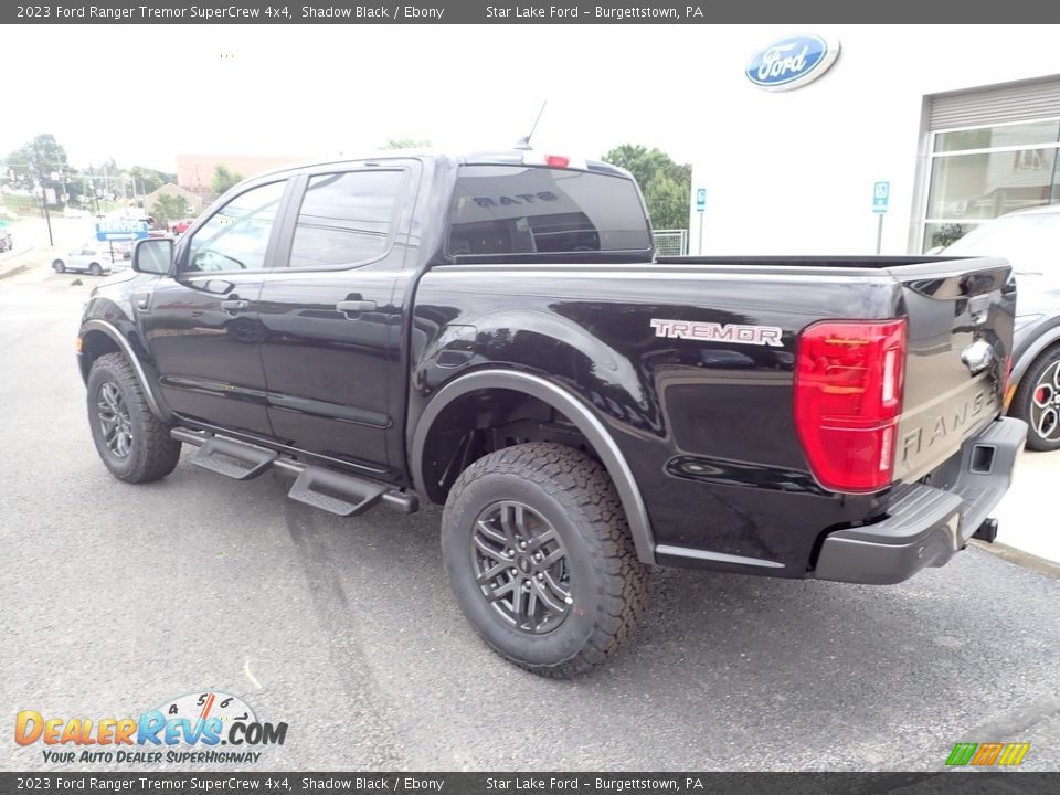 2023 Ford Ranger Tremor SuperCrew 4x4 Shadow Black / Ebony Photo #3