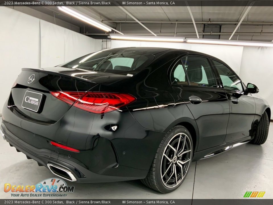 2023 Mercedes-Benz C 300 Sedan Black / Sienna Brown/Black Photo #4