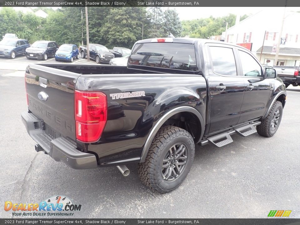 2023 Ford Ranger Tremor SuperCrew 4x4 Shadow Black / Ebony Photo #5