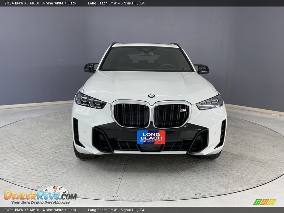 2024 BMW X5 M60i Alpine White / Black Photo #2