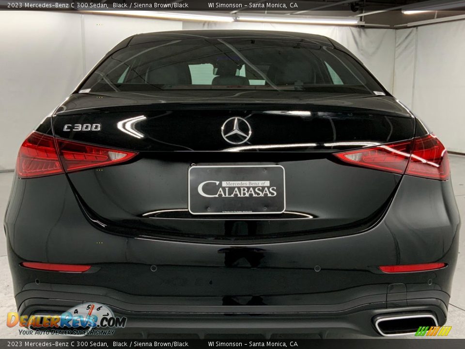 2023 Mercedes-Benz C 300 Sedan Black / Sienna Brown/Black Photo #5