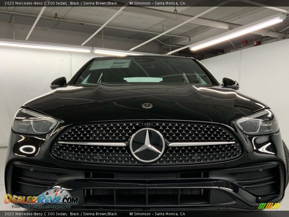 2023 Mercedes-Benz C 300 Sedan Black / Sienna Brown/Black Photo #8