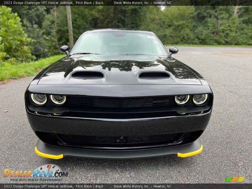 2023 Dodge Challenger SRT Hellcat JailBreak Pitch Black / Black Photo #3