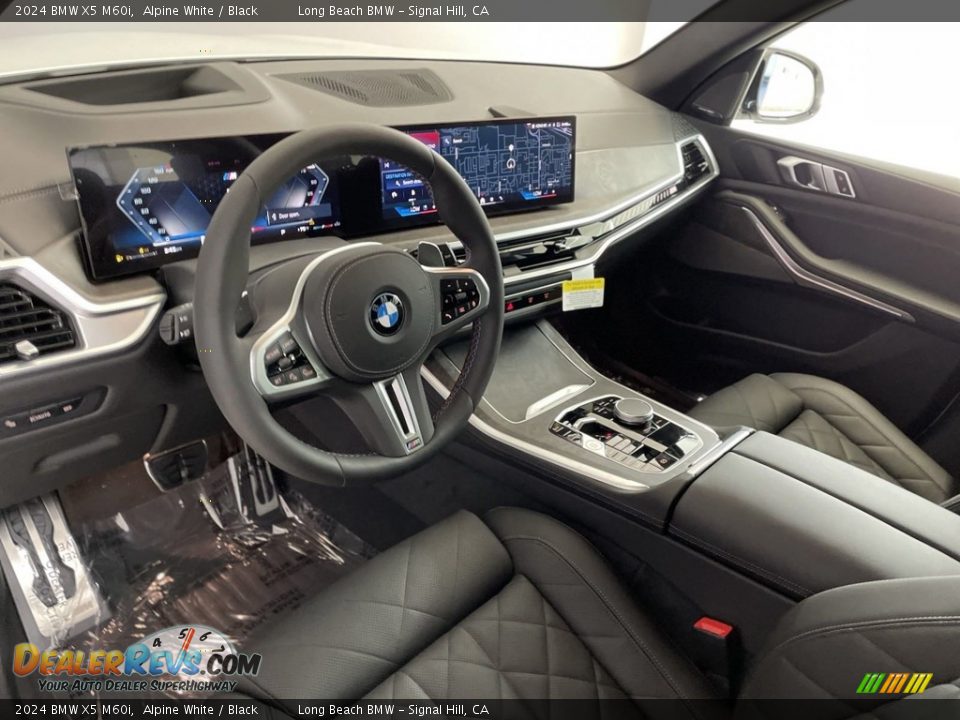 Black Interior - 2024 BMW X5 M60i Photo #13