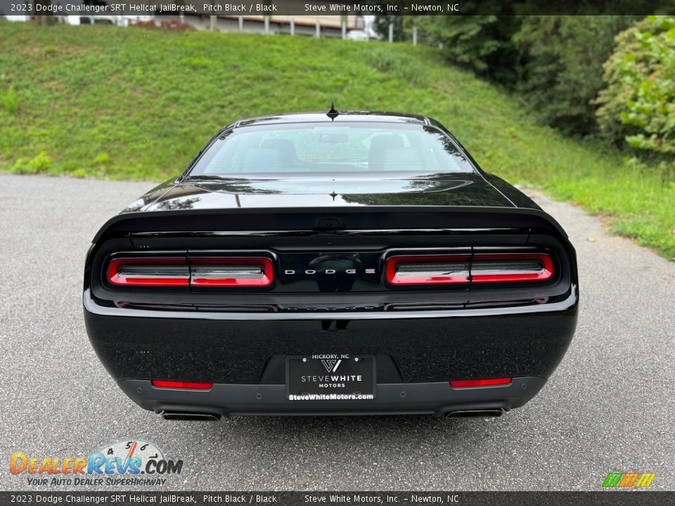 2023 Dodge Challenger SRT Hellcat JailBreak Pitch Black / Black Photo #7