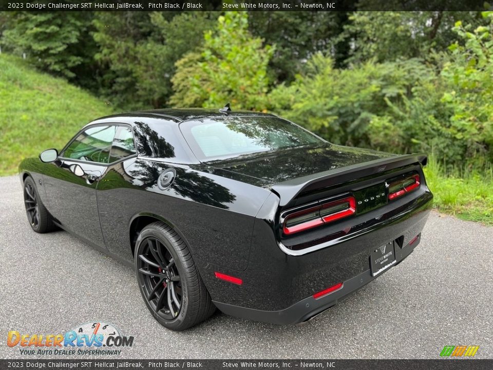 2023 Dodge Challenger SRT Hellcat JailBreak Pitch Black / Black Photo #8