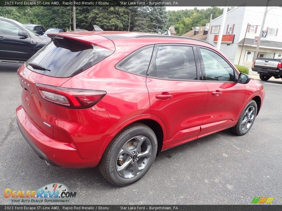 2023 Ford Escape ST-Line AWD Rapid Red Metallic / Ebony Photo #5