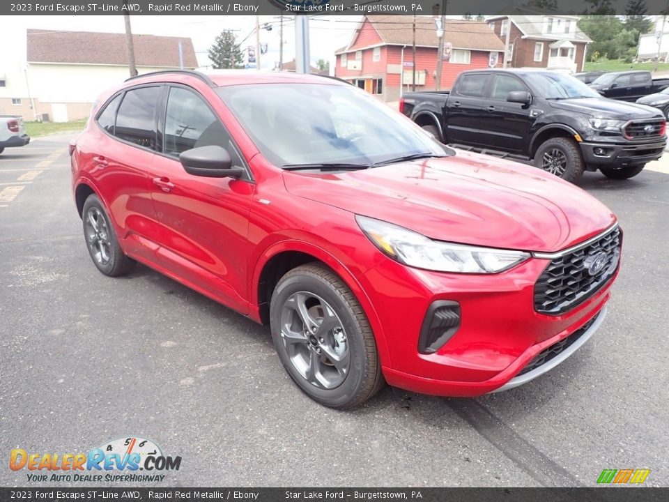 Front 3/4 View of 2023 Ford Escape ST-Line AWD Photo #7