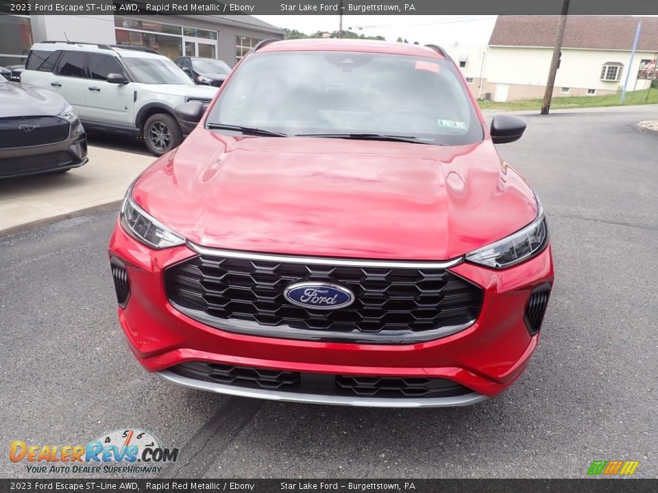 2023 Ford Escape ST-Line AWD Rapid Red Metallic / Ebony Photo #8