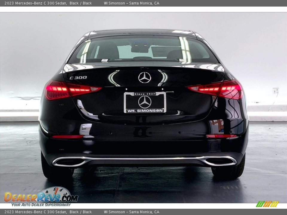2023 Mercedes-Benz C 300 Sedan Black / Black Photo #3
